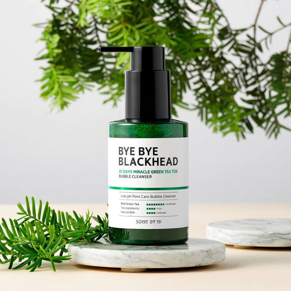 SOME BY MI Bye Bye Blackhead 30 Days Miracle Green Tea Tox Bubble Cleanser